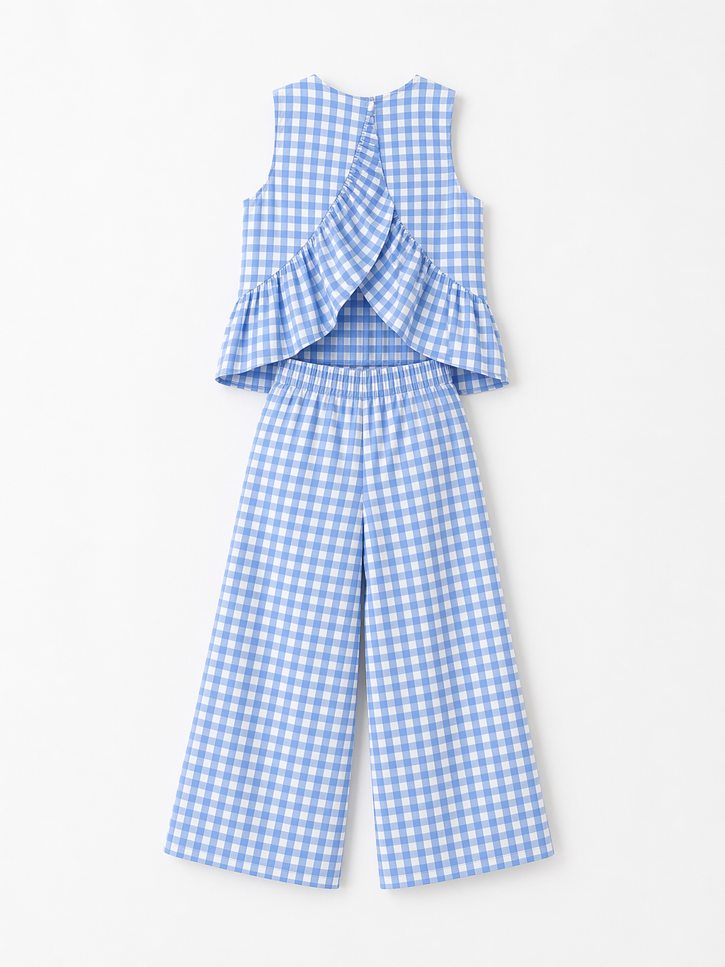 Blue Gingham Mommy Set