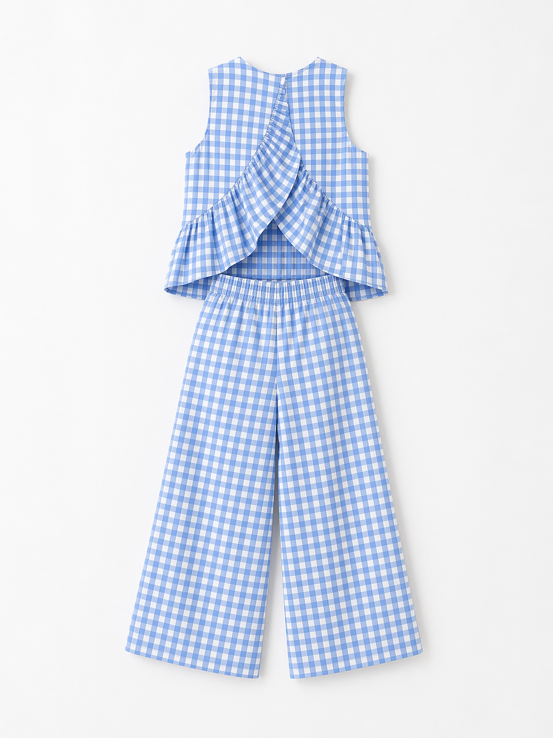 Blue Gingham Mommy Set