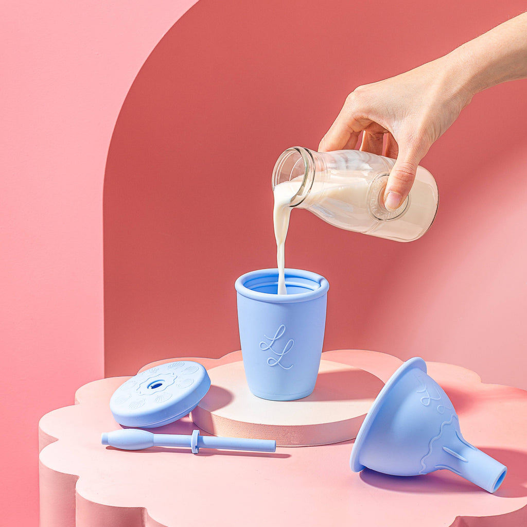 The Seashell Straw Cup: Sandy Peach
