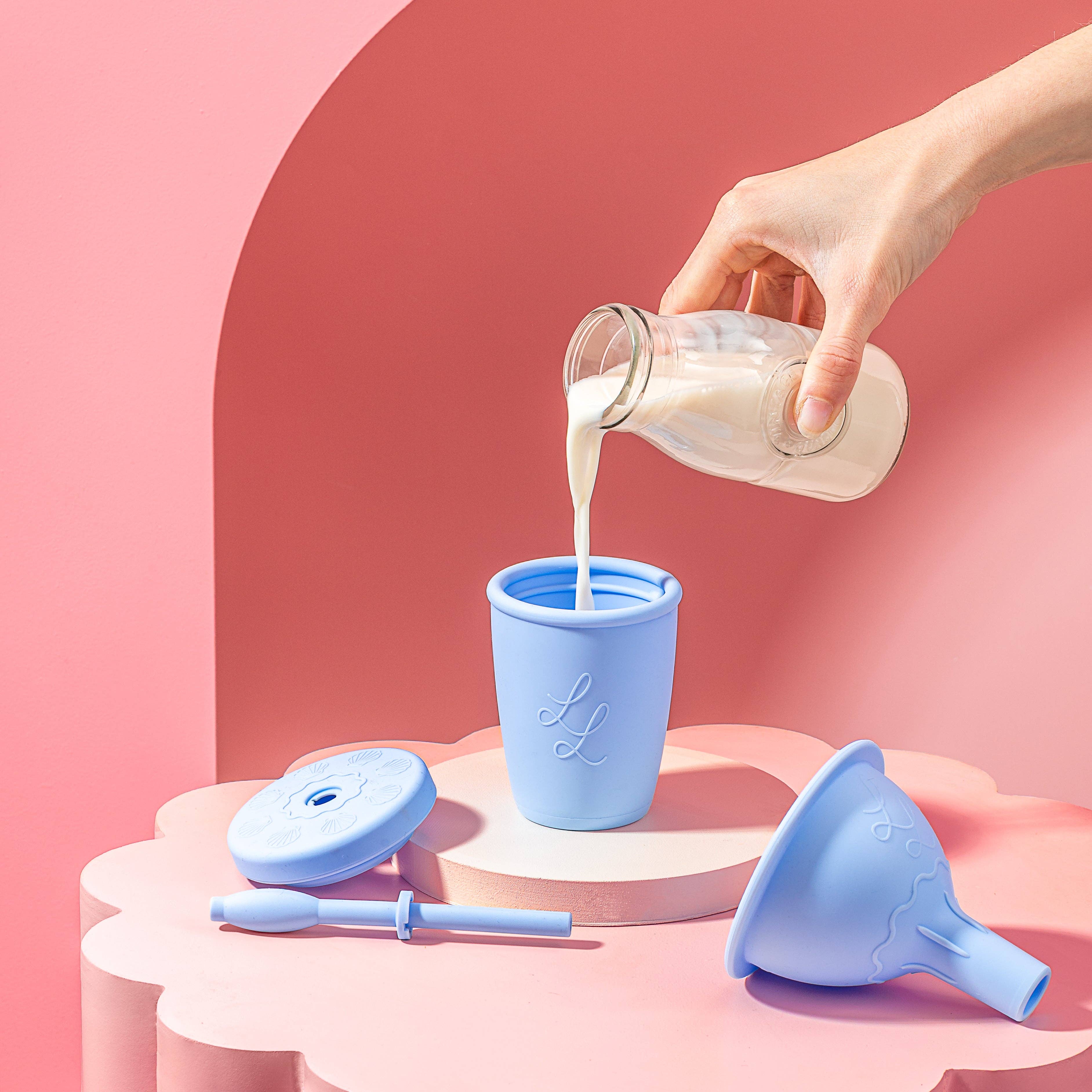 The Seashell Straw Cup: Marsh Green
