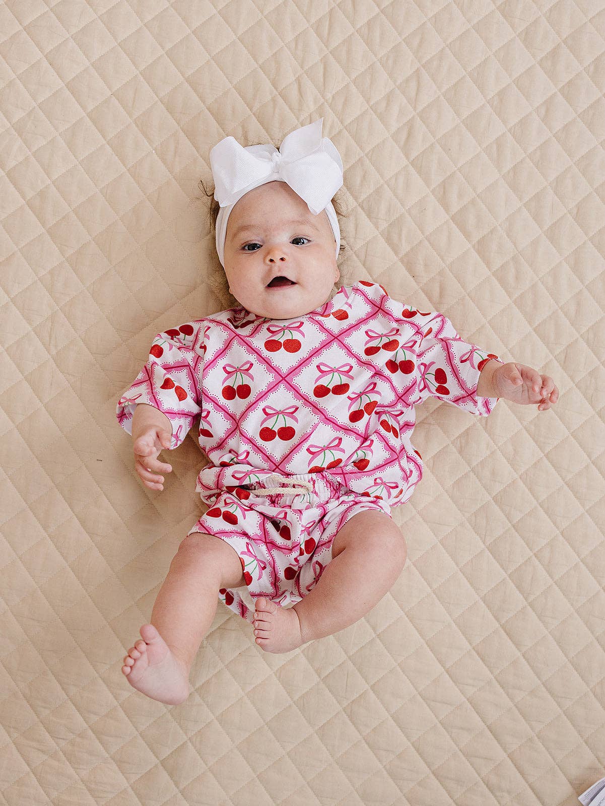 Shorts Set | Cherry Bows