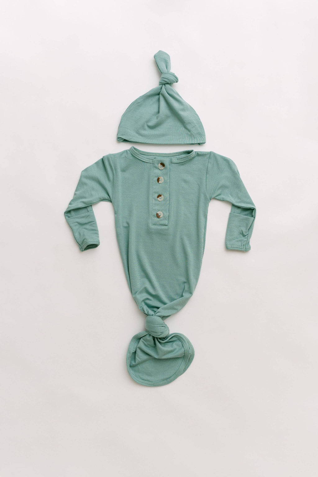 Newborn Clothing - Baby Gown and Hat Sets - Baby Clothing: Baby Blue