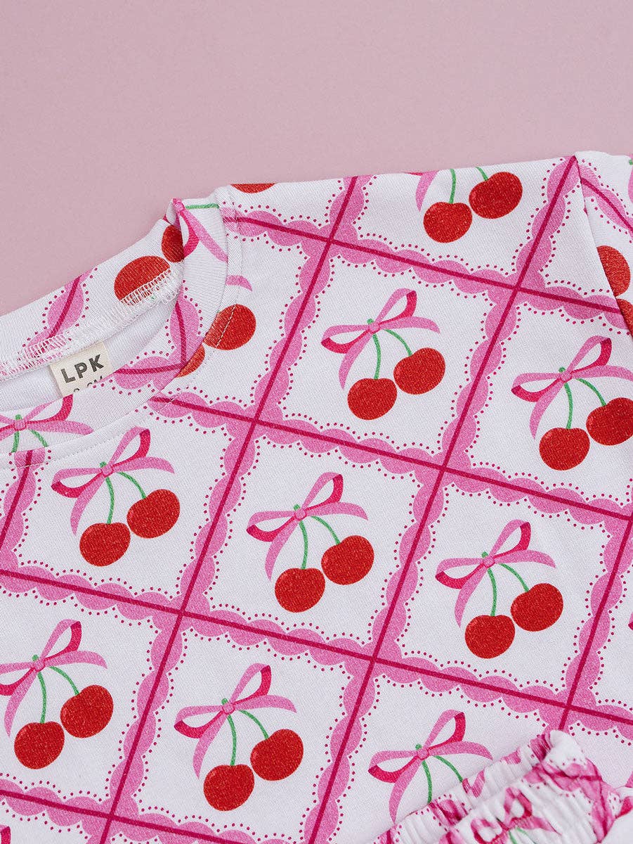 Shorts Set | Cherry Bows