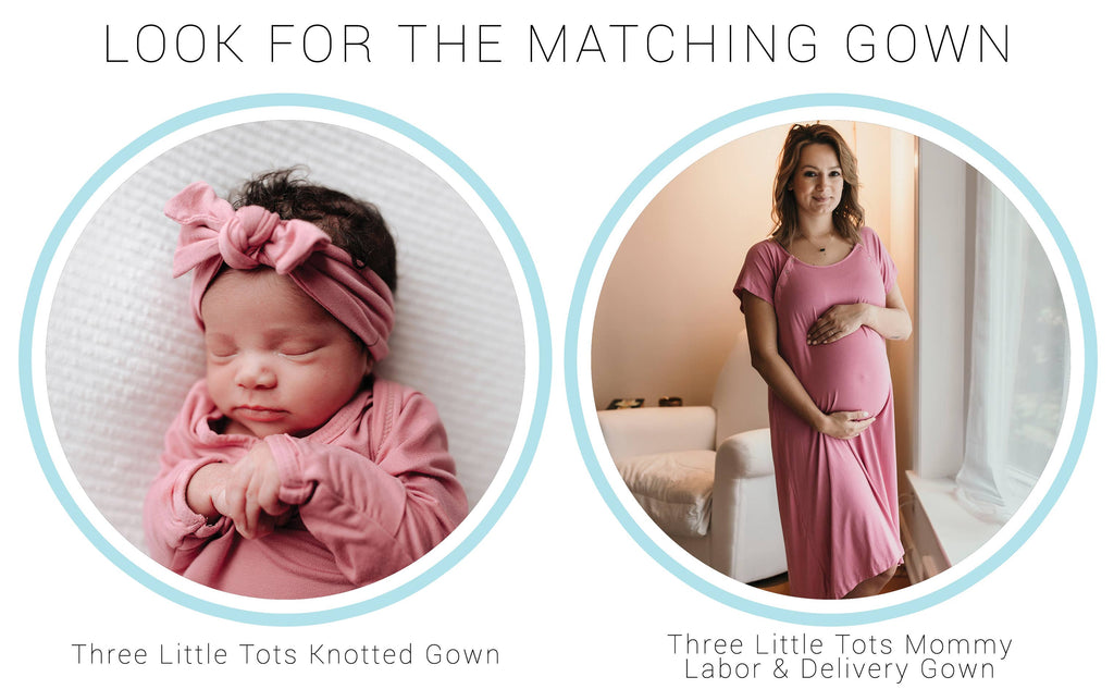 Rose Knotted Gown: Gown & Bow