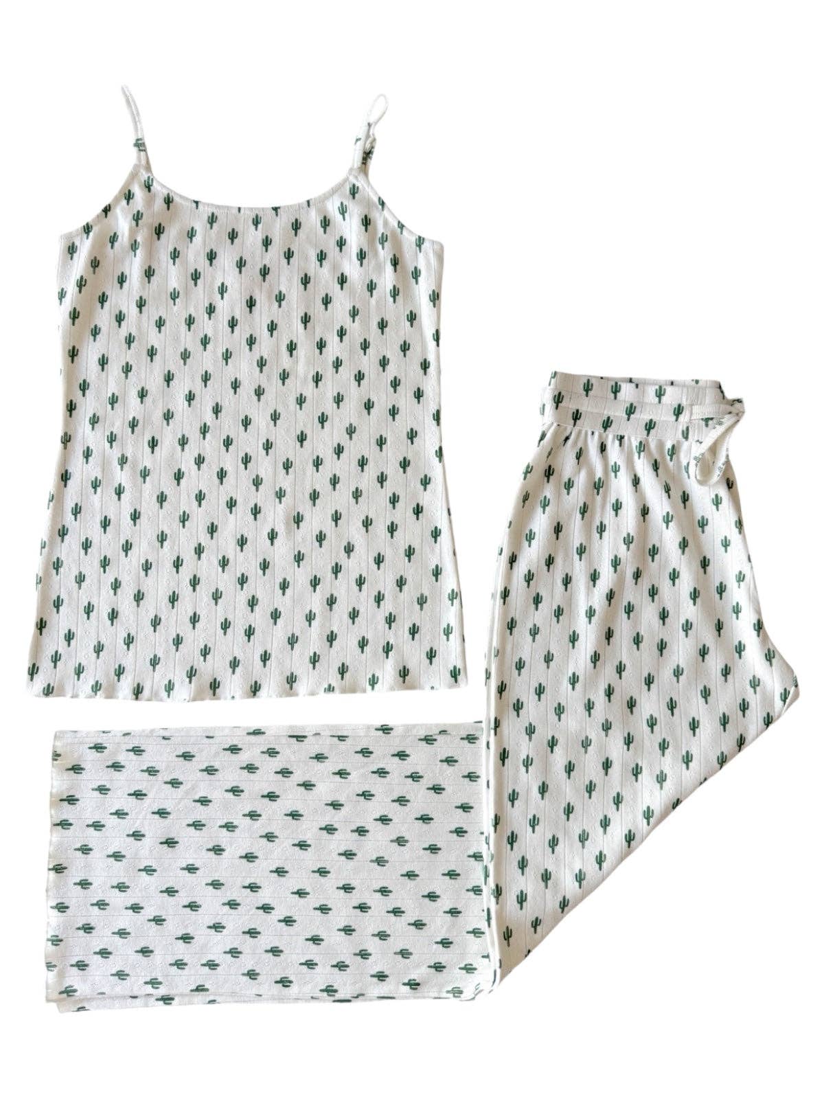 Cactus / Organic Cotton Women's Cami Lounge Set