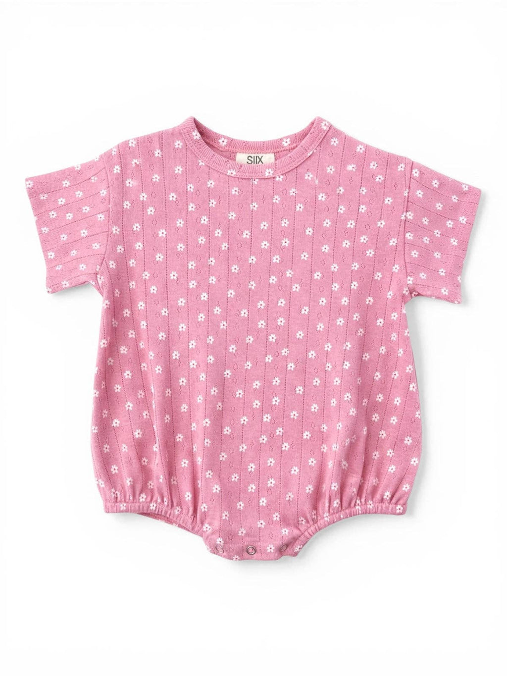 Pink Flower / Organic Cotton T-Shirt Bubble