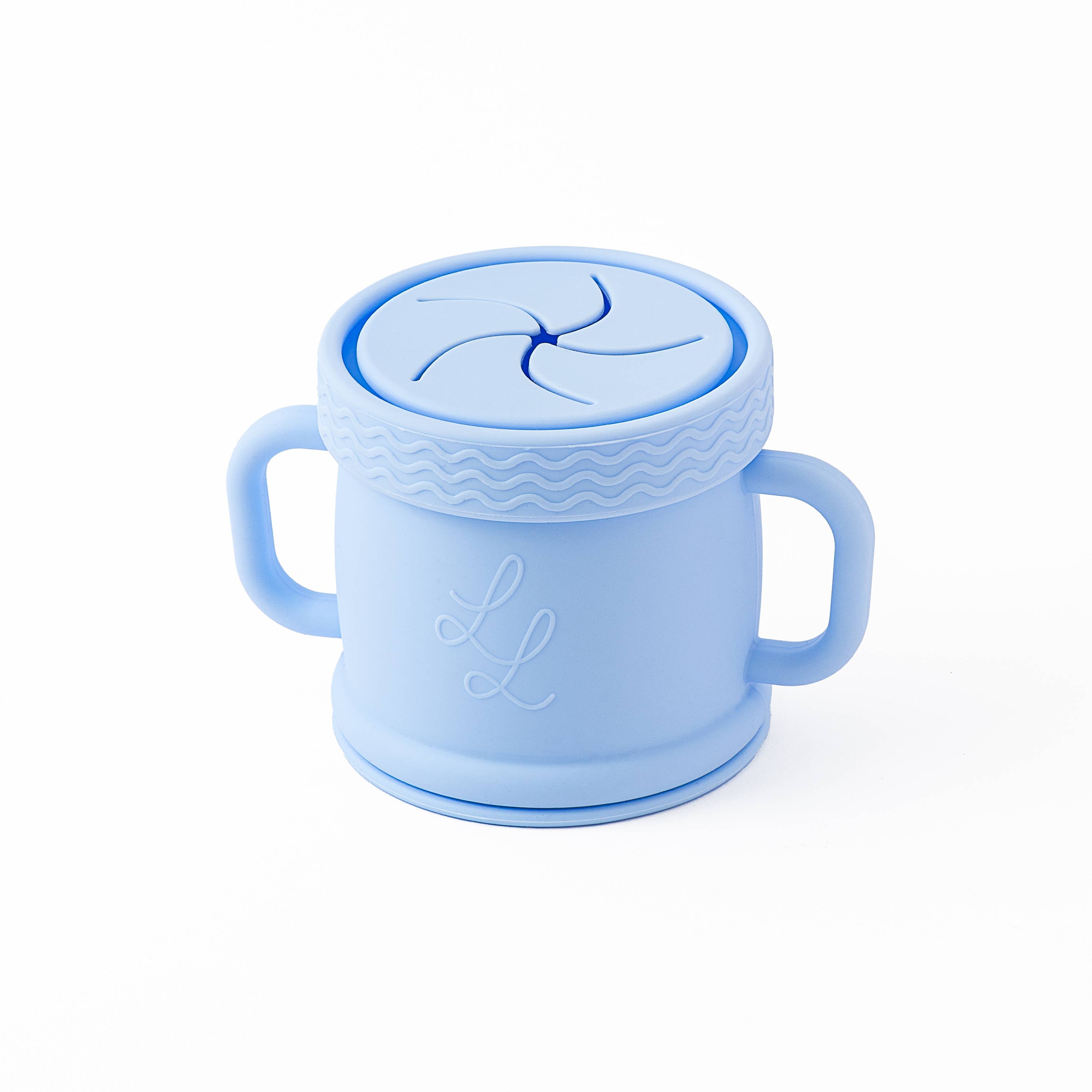 Coastal Cup: Nontoxic Snack Cup With Lid: Sandy Peach