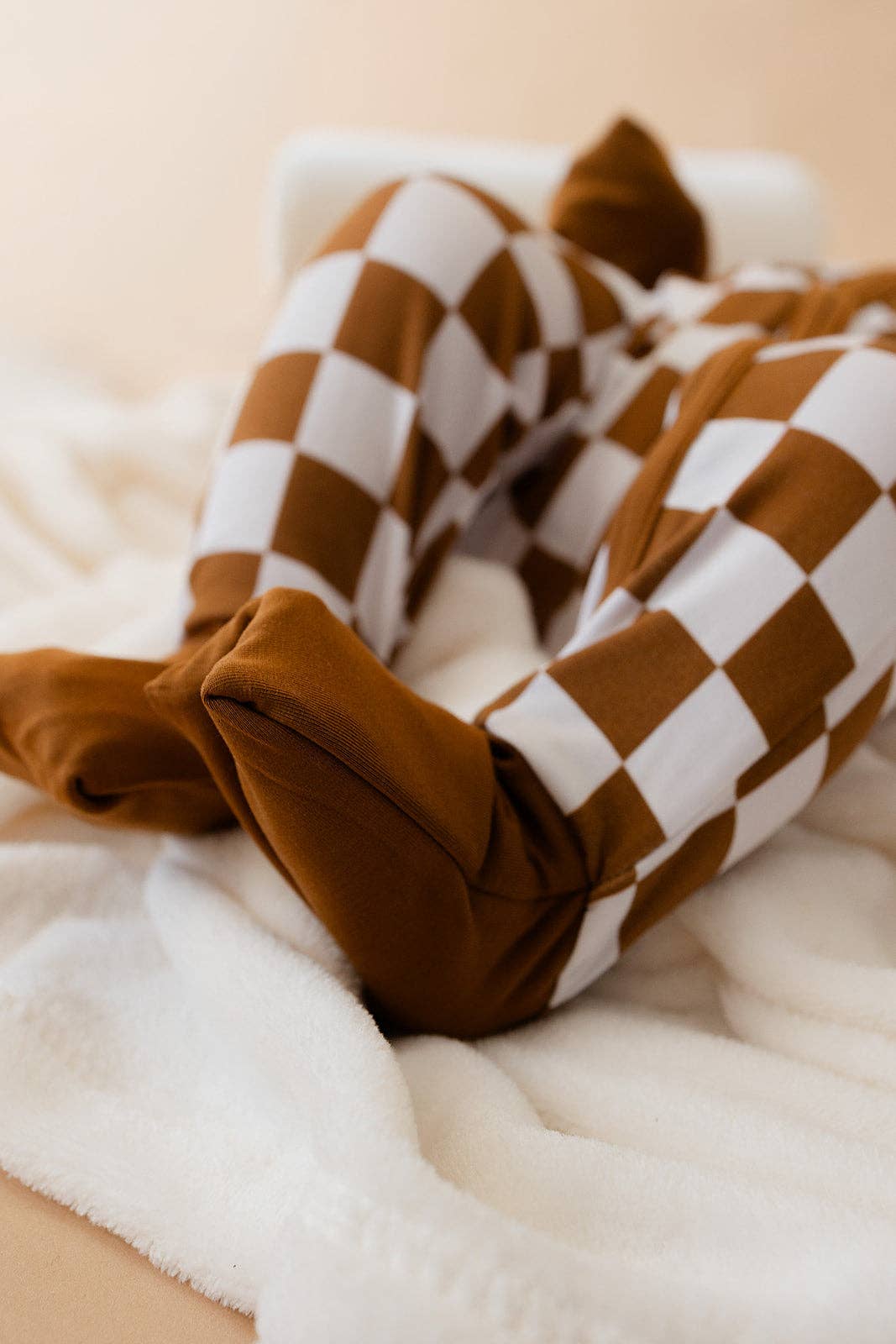 Brown Checkered Bamboo