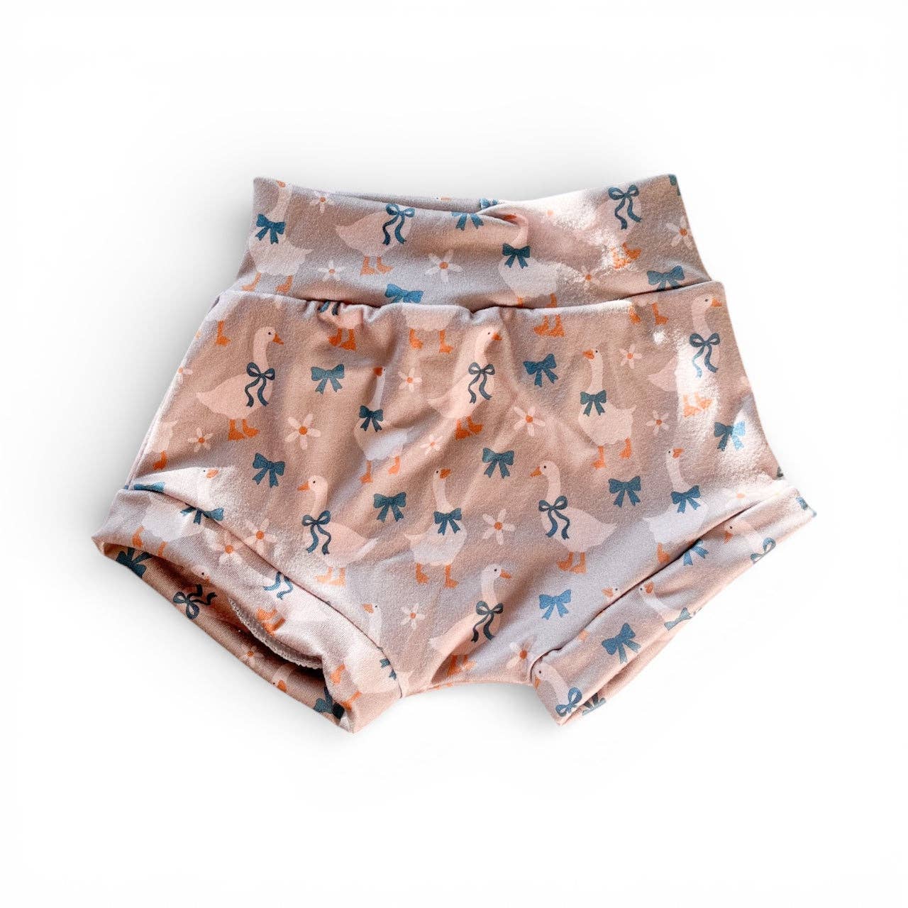 Spring Goose Baby Girl Bummies Outfit