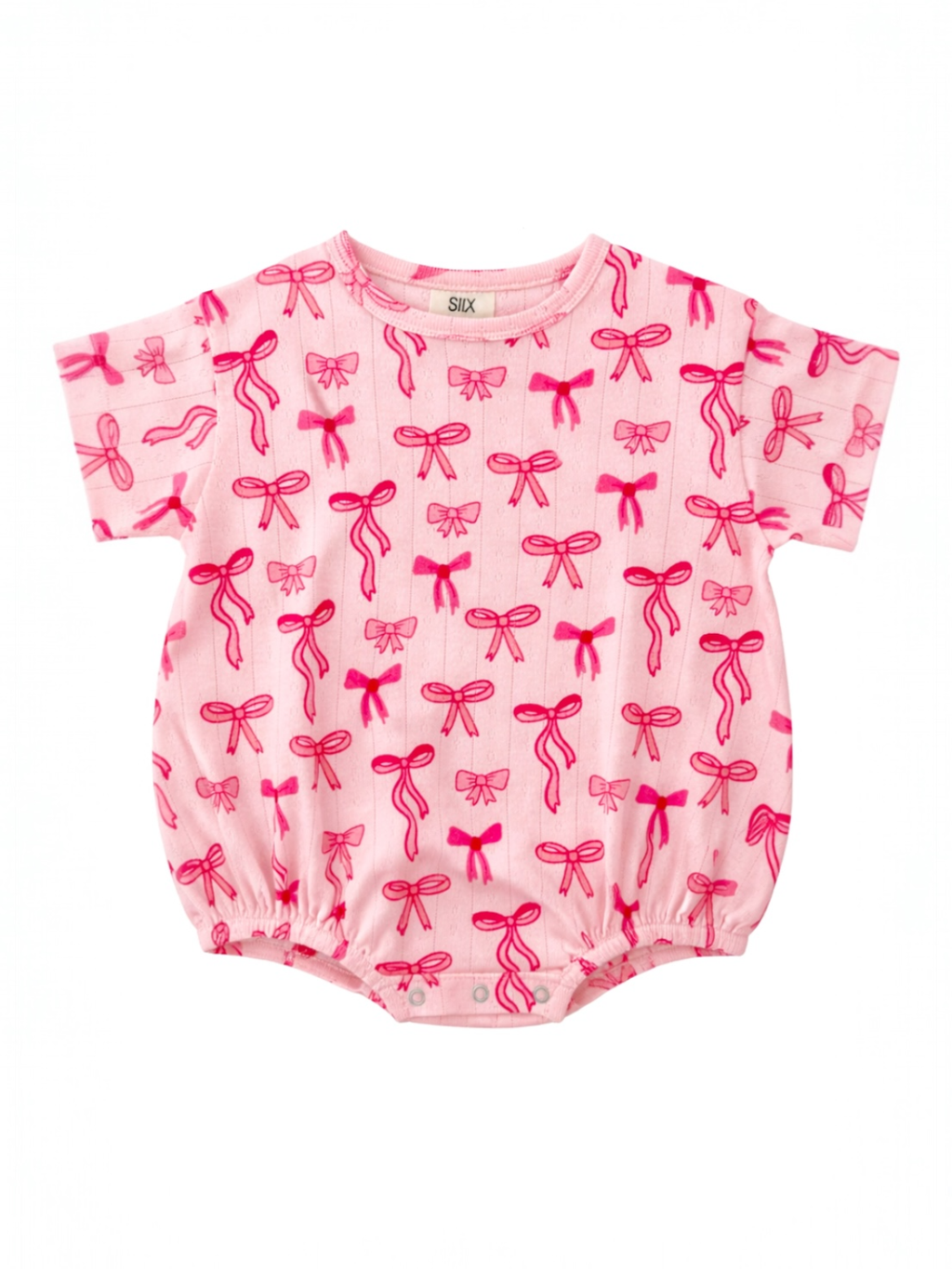 Pink Bows Organic Cotton T-Shirt Bubble