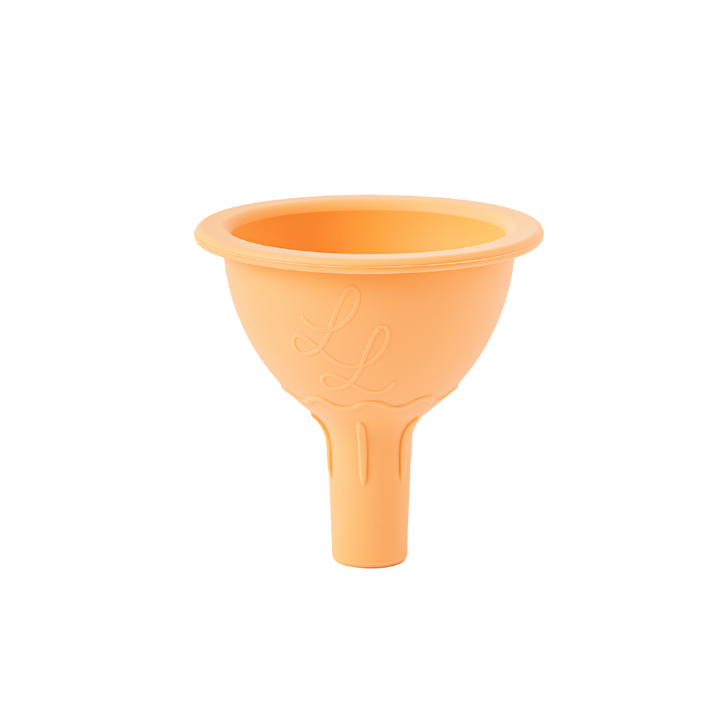 Nontoxic Silicone Funnel: Sandy Peach