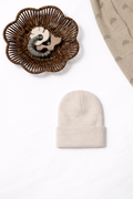 Baby's First Hat, Sand/White Stripe