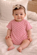 Pink Flower / Organic Cotton T-Shirt Bubble