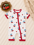 Cherry Bow Bamboo Shortie