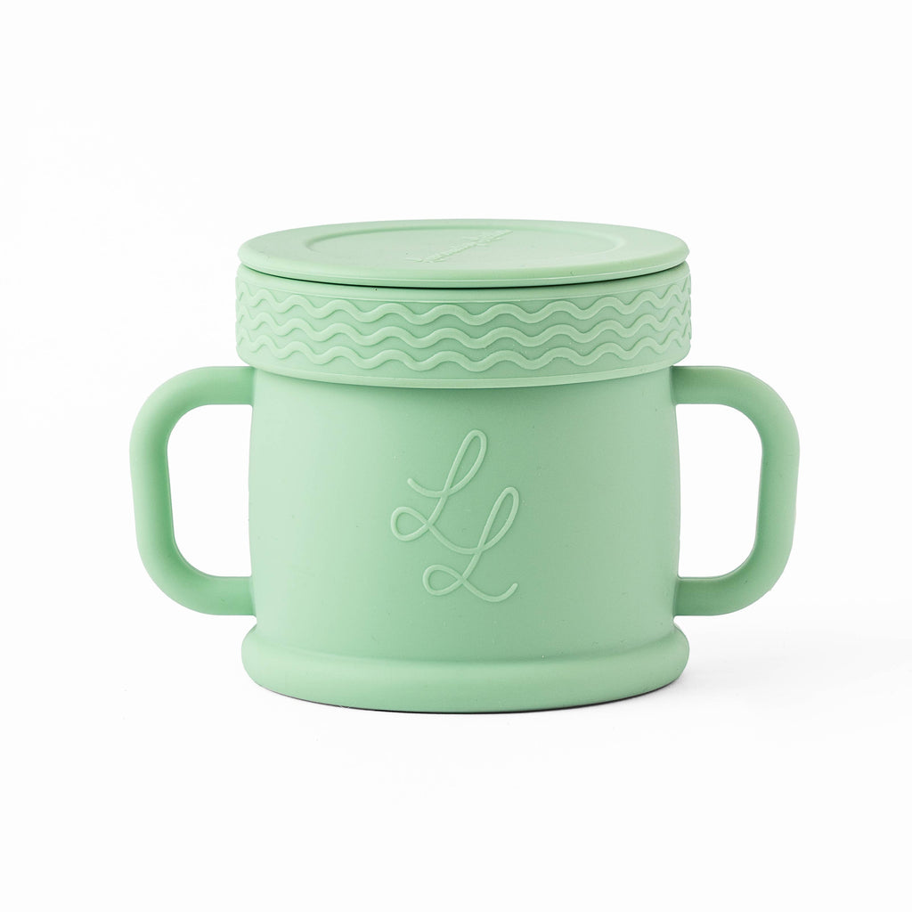 Coastal Cup: Nontoxic Snack Cup With Lid: Coastal Blue