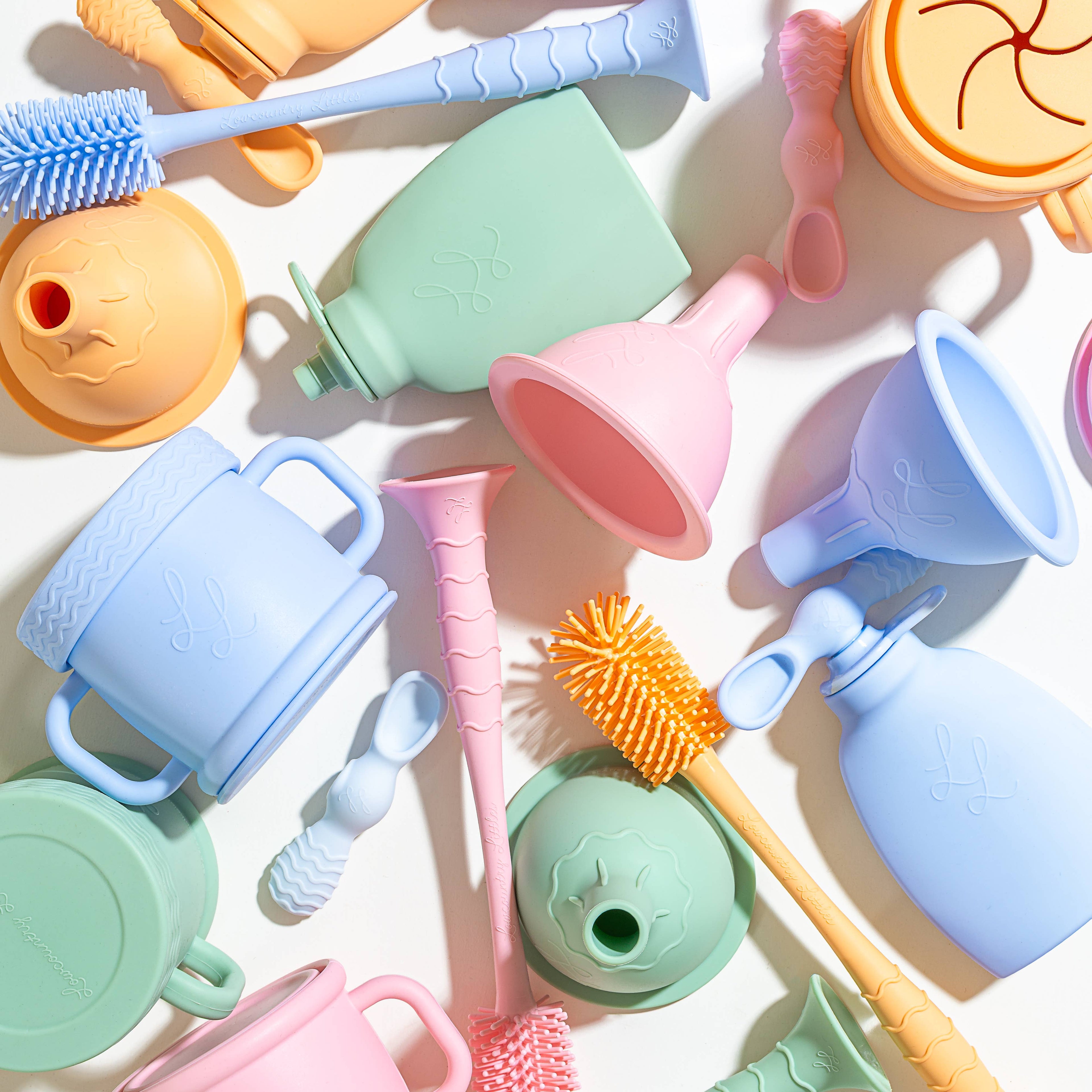 Nontoxic Silicone Funnel: Sandy Peach