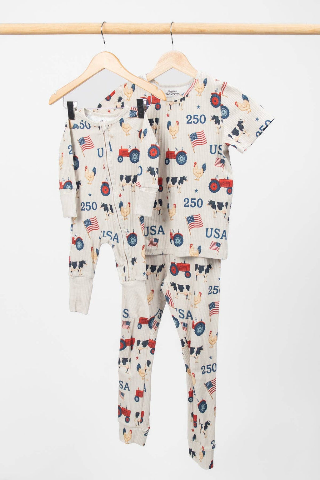 Vintage USA Baby Ribbed Cotton Zippy