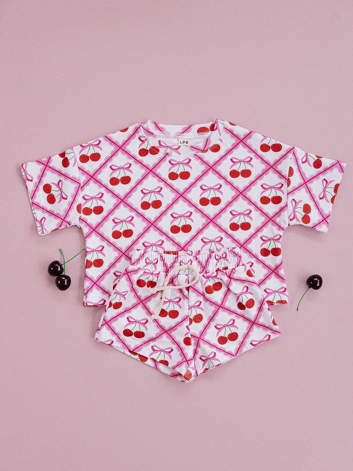 Shorts Set | Cherry Bows