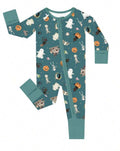 Teal Halloween Bamboo