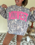 Oversized Midwest Mockneck Sweatshirt PREORDER