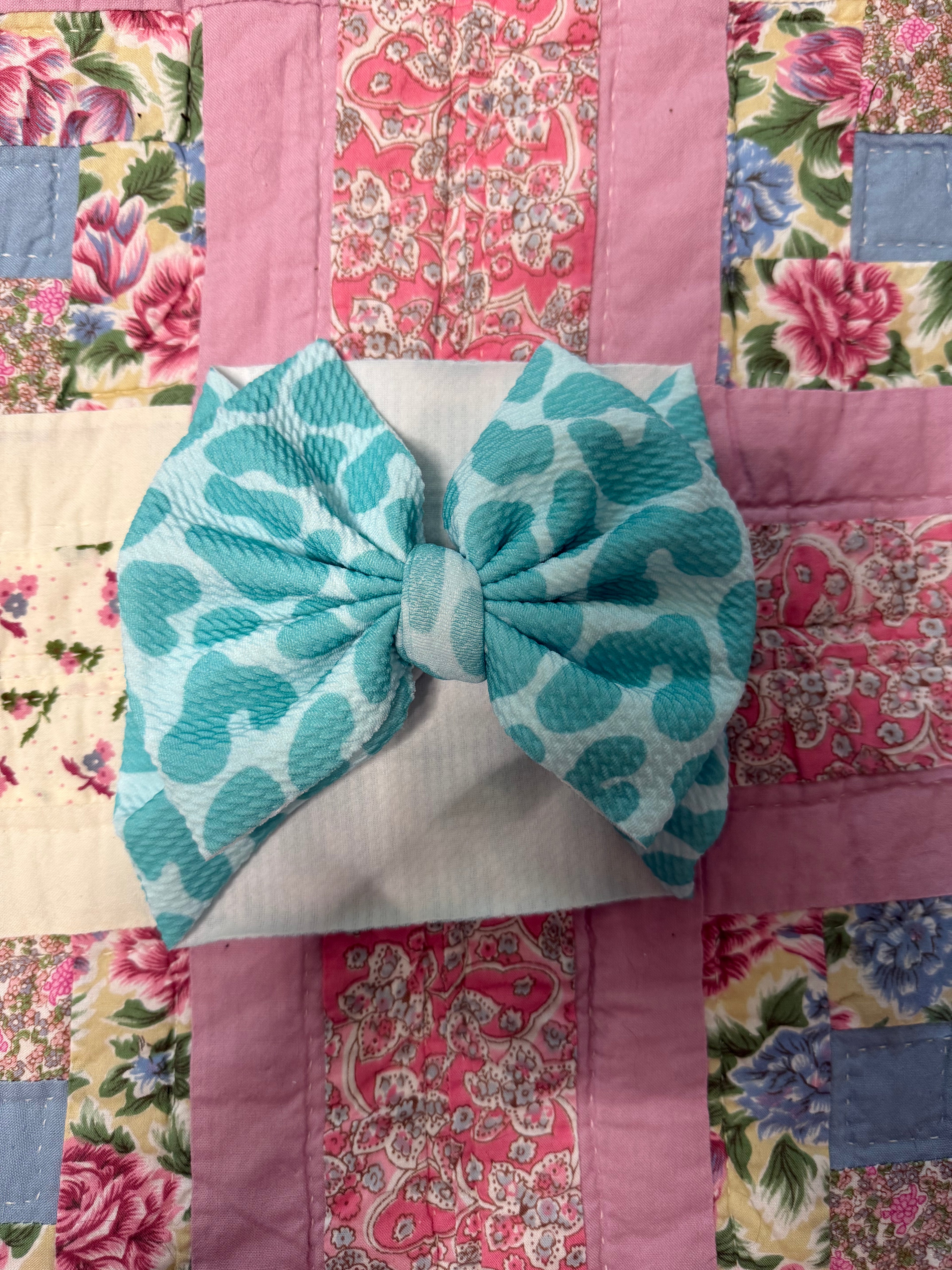 Teal Bow Headwrap