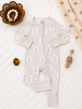 Bamboo Zip Romper | Gingham & Goose