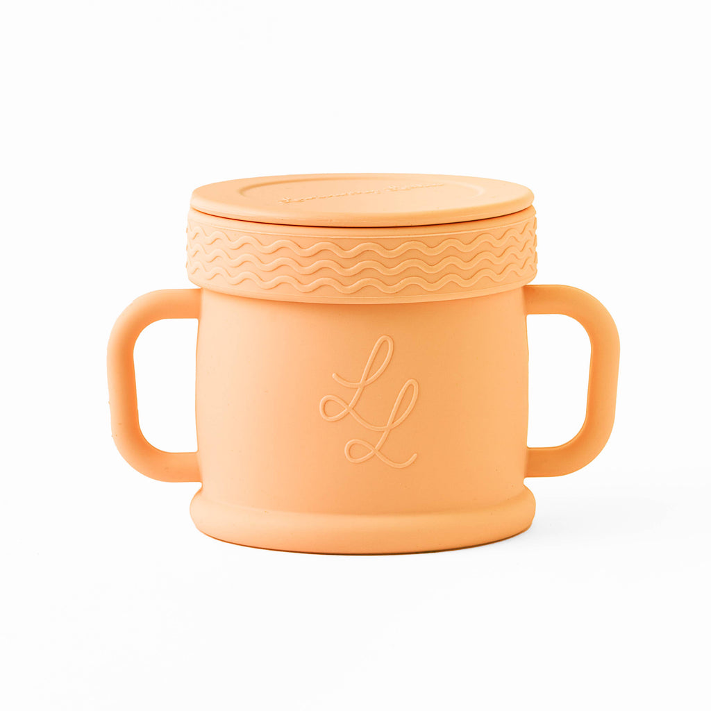 Coastal Cup: Nontoxic Snack Cup With Lid: Coastal Blue