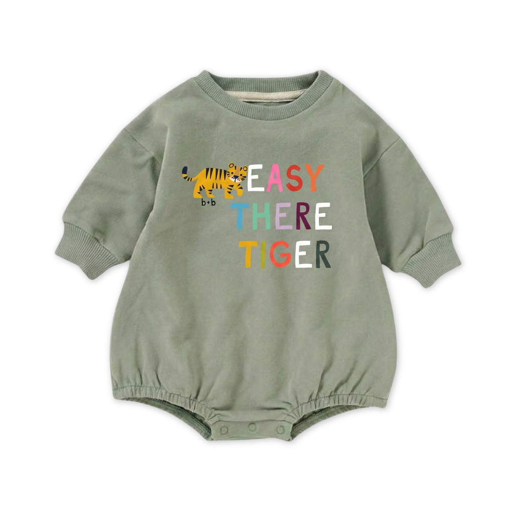 Organic Cotton French Terry Bubble Romper