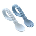 Sweetie Spoons™ Spoon + Fork Set: Blue