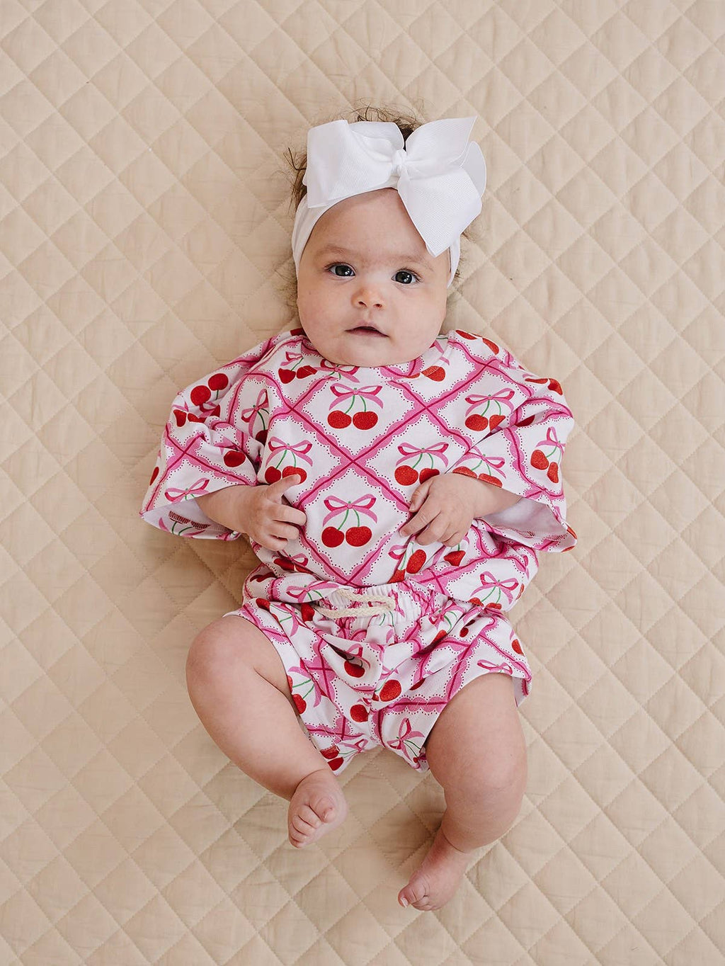 Shorts Set | Cherry Bows