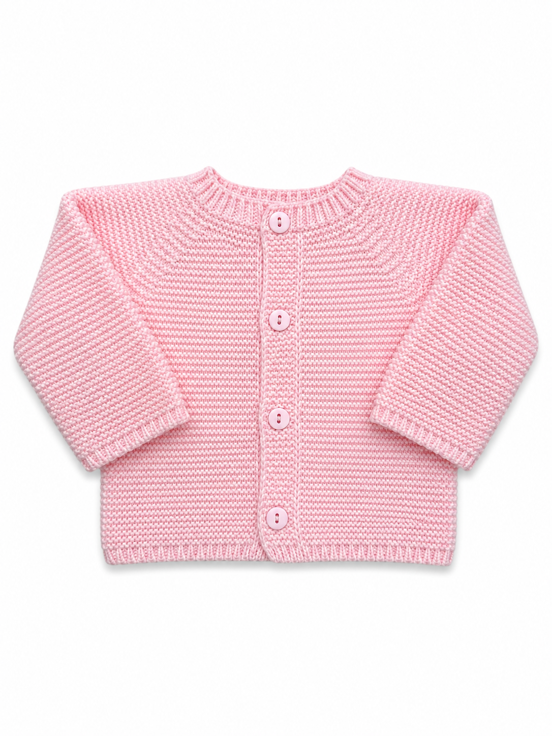 Bubblegum Pink Baby Cardigan