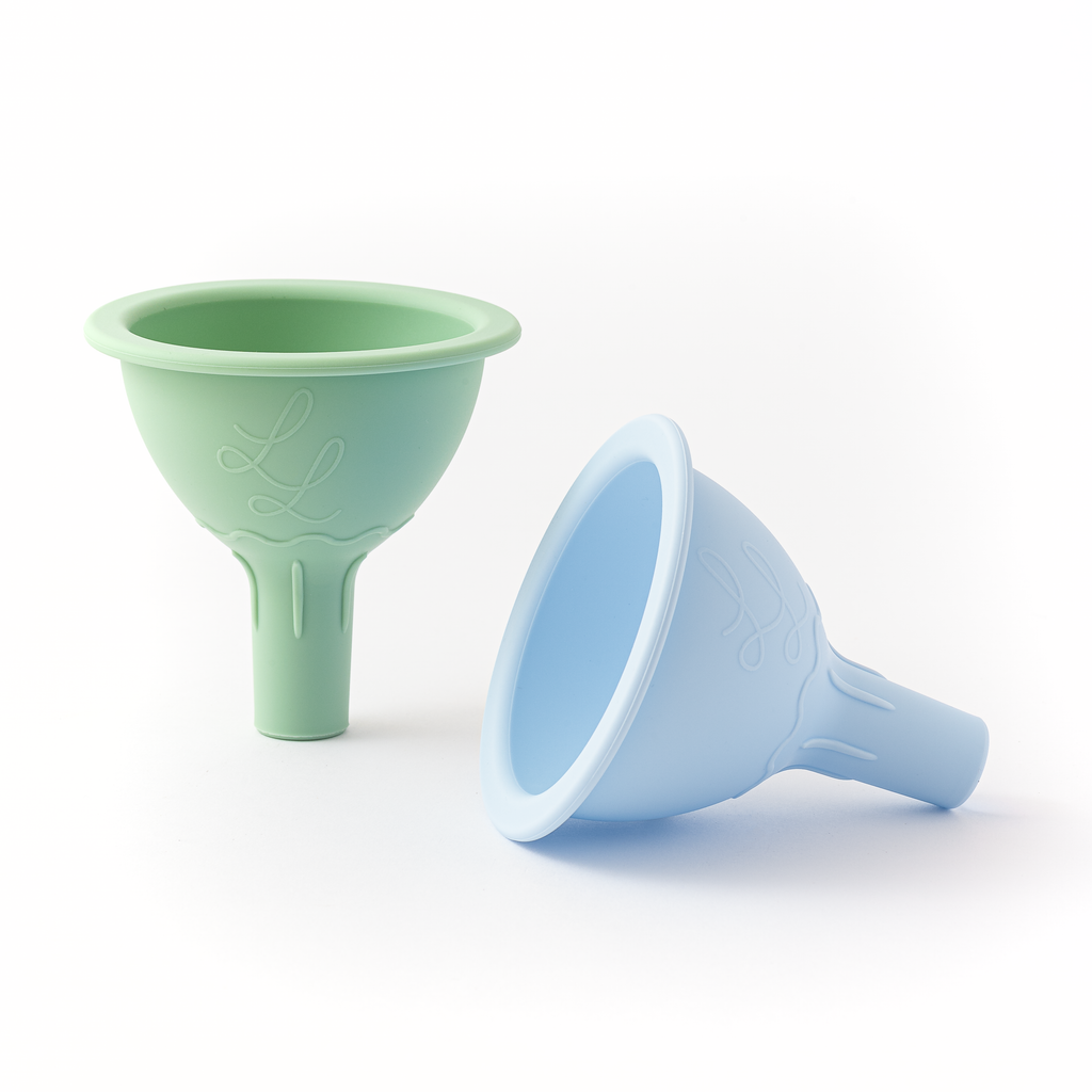 Nontoxic Silicone Funnel: Sandy Peach