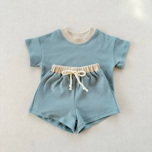 2-Piece Soft T-Shirt/Short Set