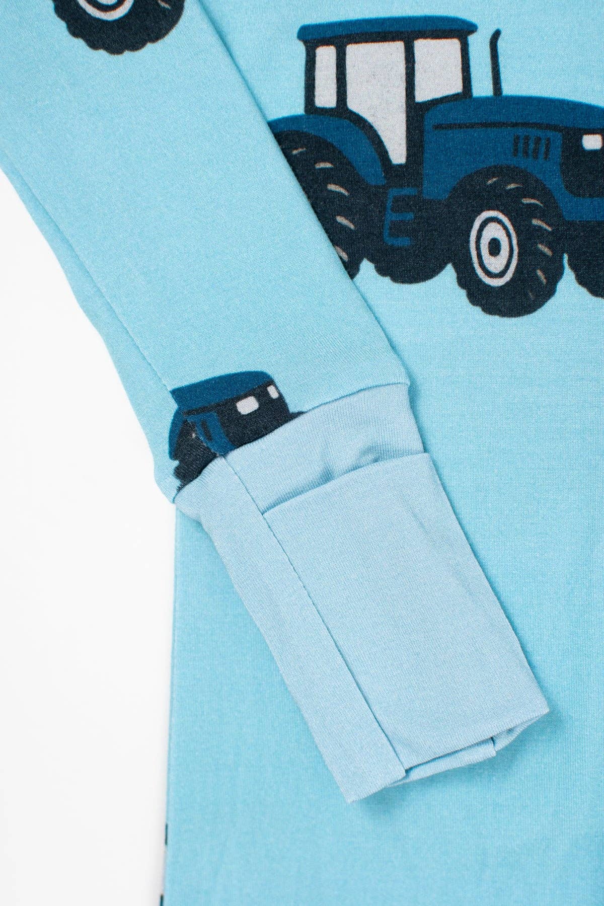 Classic Blue Tractor Baby Bamboo